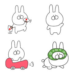 Usable rabbit emoticons