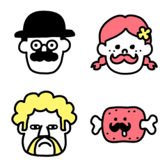 Mustache Character Emoji