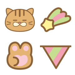 Simple cat&symbol