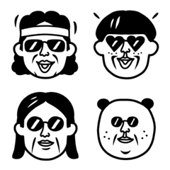 Sunglasses&Character Emoji