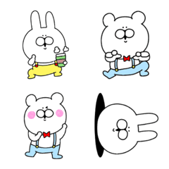 Usagi and Bear Emoji
