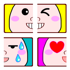 happy link face emoji
