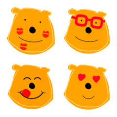 หมีสีเหลือง อิโมจิ