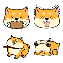 Cute chubby Shiba Inu Emoji