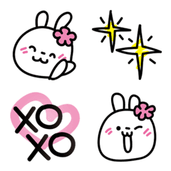 Cute White Rabbit 16: Doodle