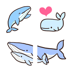 可愛いクジラの絵文字 Line絵文字 Line Store