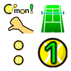 Emoticons for tennis notification