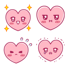 Emoji cute heart – LINE Emoji | LINE STORE