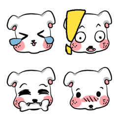Freckles dog emoji