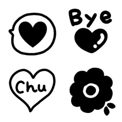 emoji sticker monotone