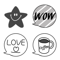 大人おしゃれなシンプル絵文字 Line絵文字 Line Store 大人おしゃれなシンプル絵文字 Line絵文字 Line Store