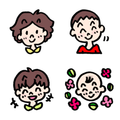 Family emoji set