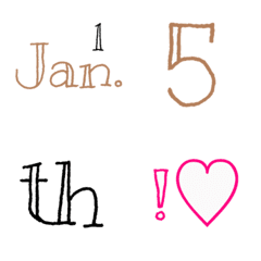 number month day Emoji