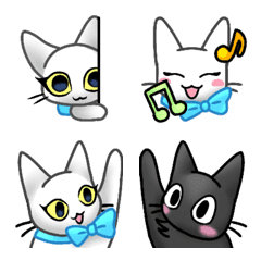White cat Gelato Emoji
