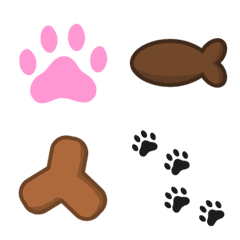 Cat's paw pads and cat food