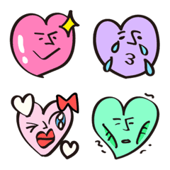 Hearts collection emoji