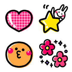 Colorful cute emoji 2nd