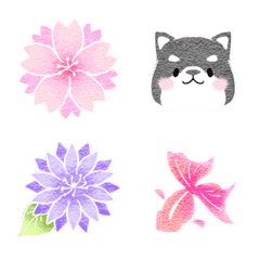 Japanese style cute  emoji 
