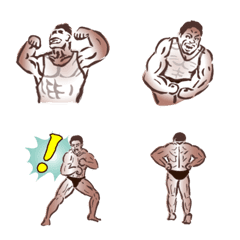 Bodybuilder emoji