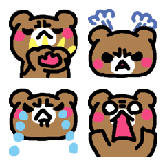 The bear which has happened  Emoji