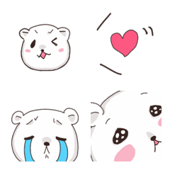 Polar bear's emoji