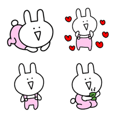 Too loose rabbit emoticons