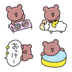 Too loose bear emoji