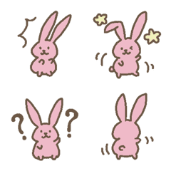 cawaii pastel rabbit Emoji