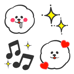 Black mofumofunotami emoji 