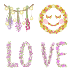 Flower garden emoji 