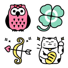 Simple&Lucky Charm Emoji