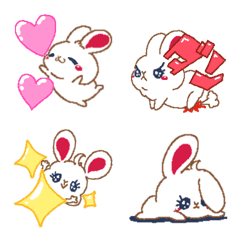 lovely rabbit emoji 