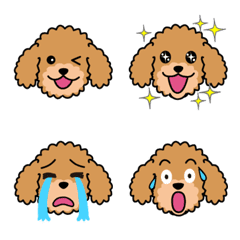 Cute! Toy Poodle Emoji