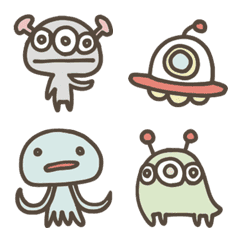 Small Aliens -Emoji-