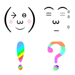 Symbol and face Emoji.