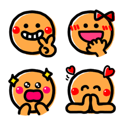 Colorful cute emoji 4th