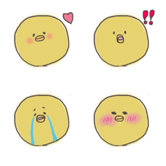 Cute chick daily emoji