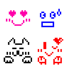 Emoticon dot drawing