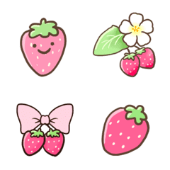 Strawberry emoji 