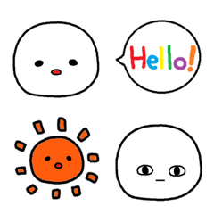 Melancholy round Emoji