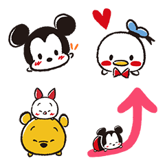 ディズニー ツムツム らくがき 絵文字 Line絵文字 Line Store