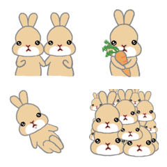 Netherland Dwarf rabbit's Emoji.