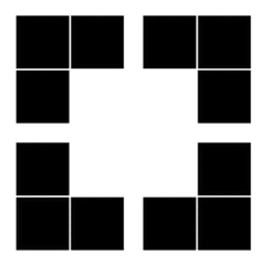 黑與白的形狀（PART.1）-方形