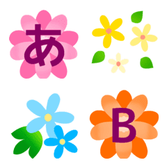 Cute flower emoji