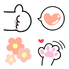 Cat paws & Emoji Emoji | LINE STORE