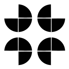 Black and White Shapes (PART.3)-Circle