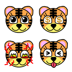 虎のトラトラ絵文字