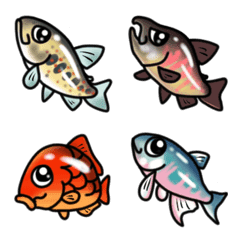 Emoji fish party (japan)