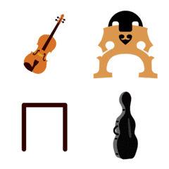 弦楽器奏者のための絵文字