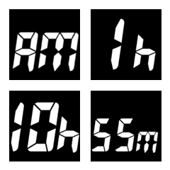 Digital clock Emoji